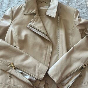 Tory Burch Tan Leather Jacket